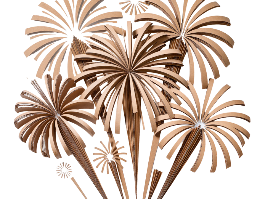 kartonnen vuurwerk